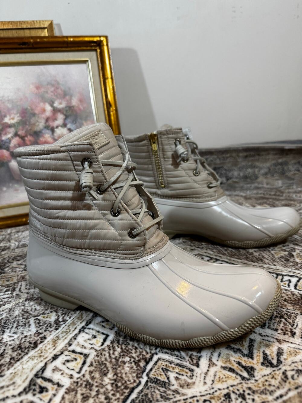 Sperry Ladies 10 Winter Fleece Lined Duck Boots